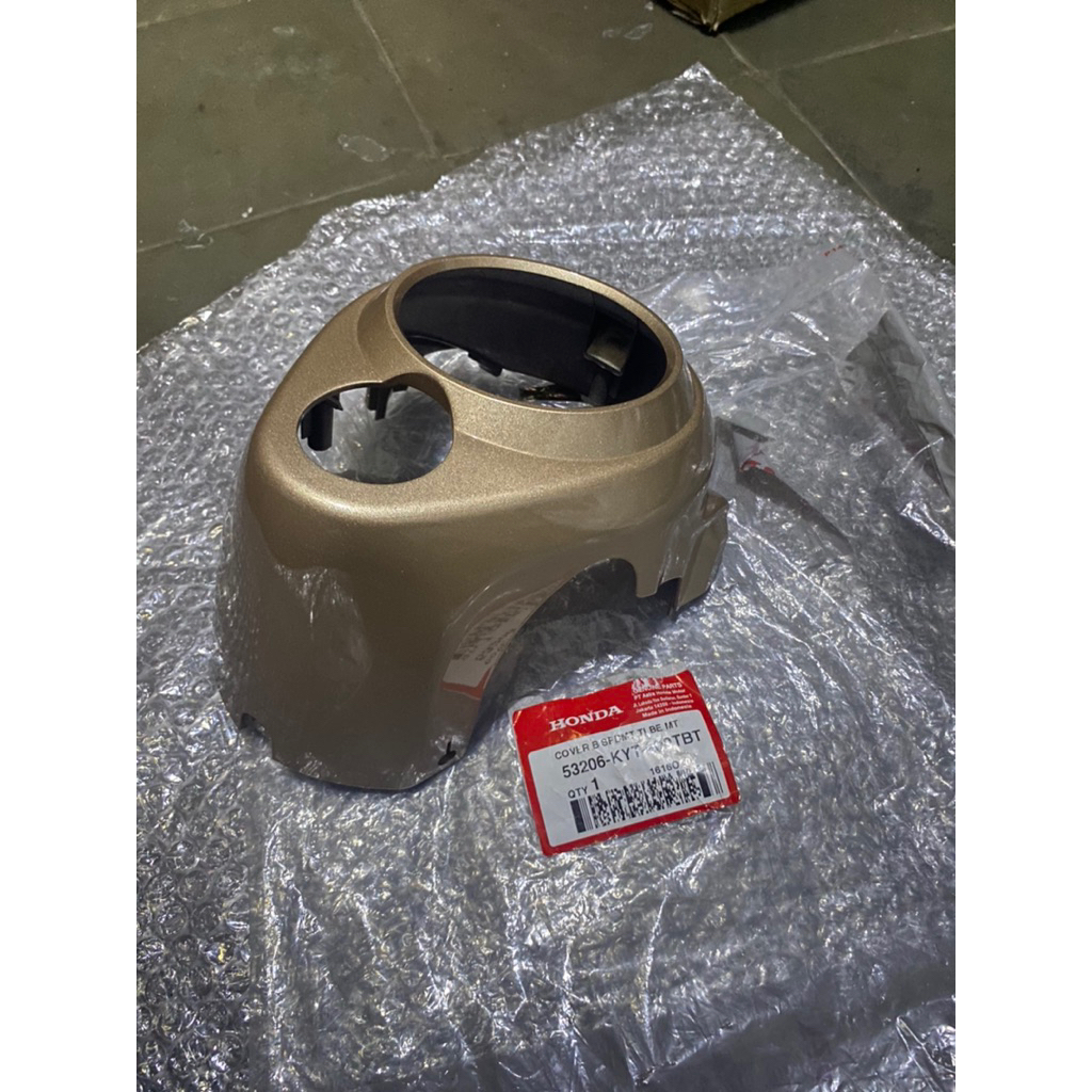 53206 KYT 900TBT COVER  SPEEDOMETER SCOOPY KARBU COKLAT METALIK SPEEDOMETER ORIGINAL AHM 53206kyt900