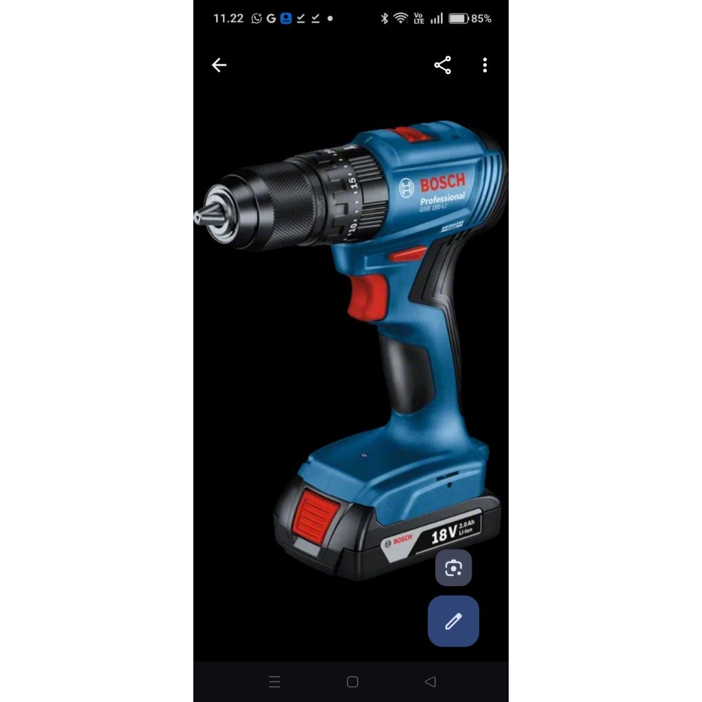 BOSCH GSB 185- LI CORDLESS IMPACT DRILL