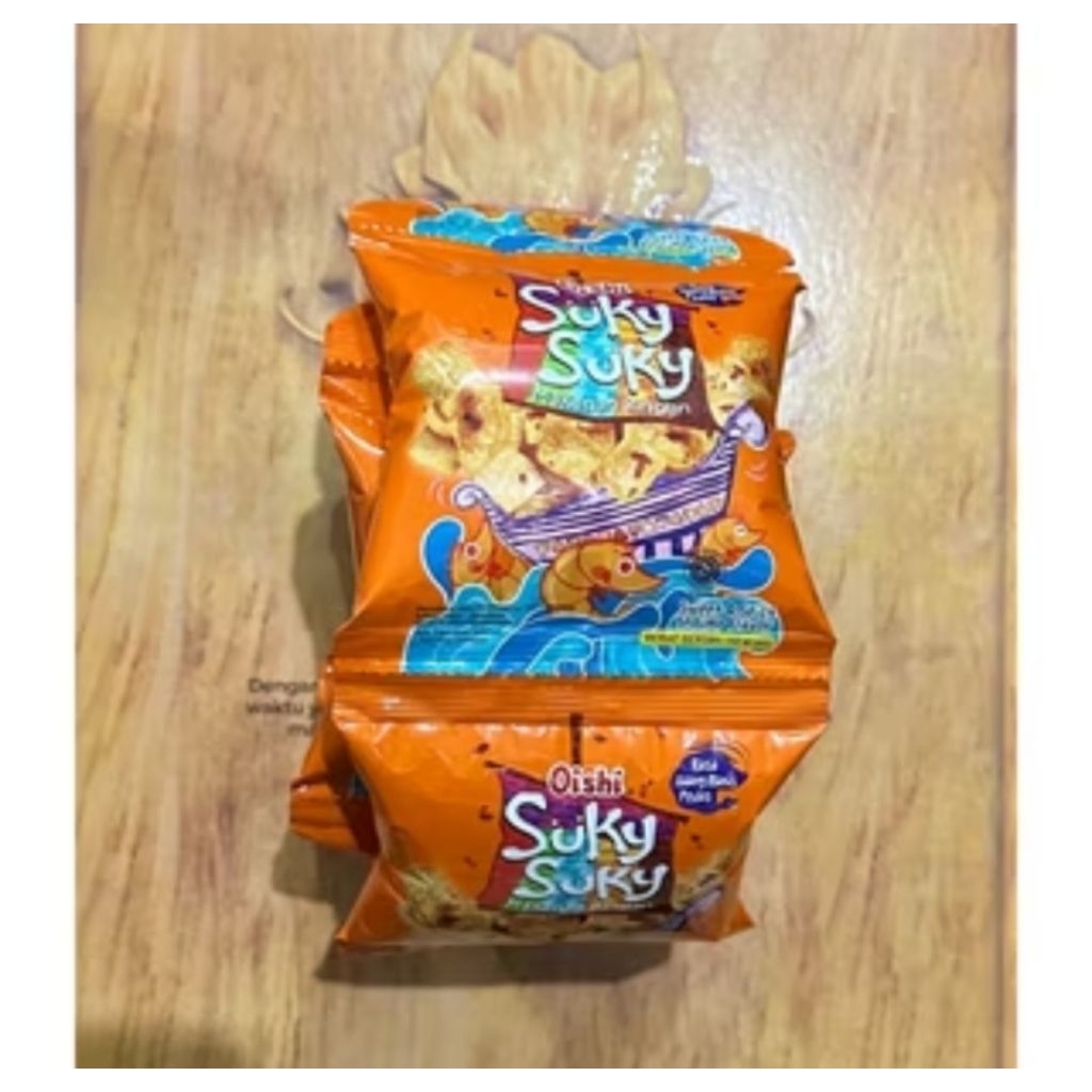 

Oishi suky suky rumput laut dus / Oishi suky suky udang pedas manis dus