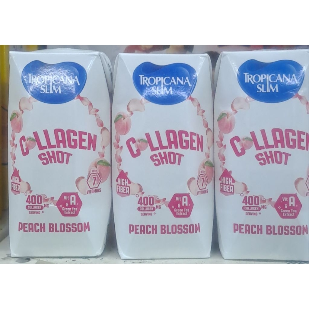 

tropicanaslim collagen shot peach blossom 190 ml