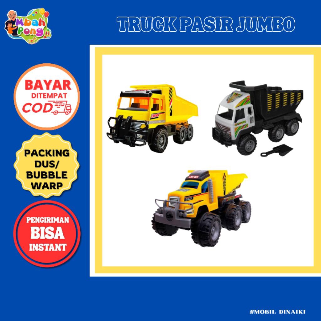 | SHP TOYS  | Mainan Truk Pasir Jumbo / Truck Pasir Bisa Dinaiki