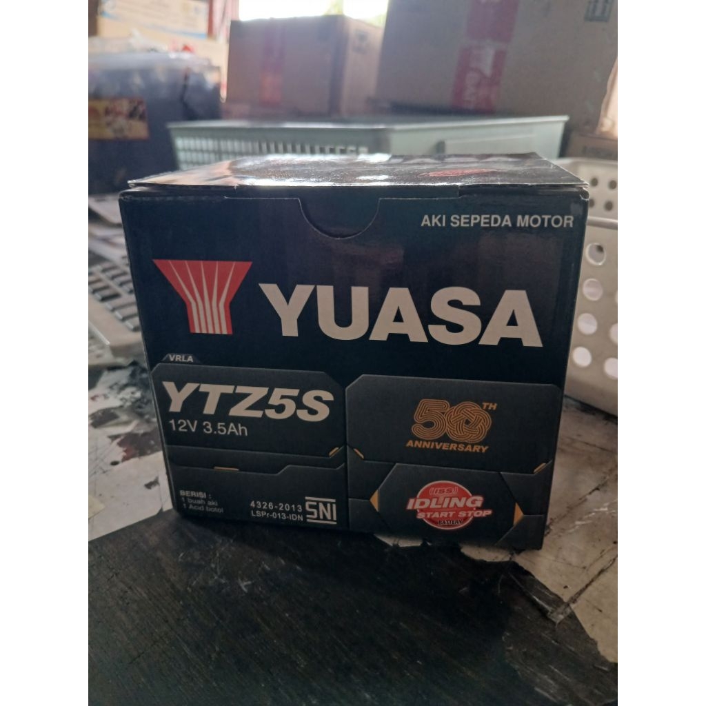 Aki Yuasa YTZ5S 12V 3.5AH Aki Motor