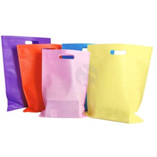 

20 PCS Tas Spunbond / goodie bag oval murah 20x26 press / spunbun/tas kain