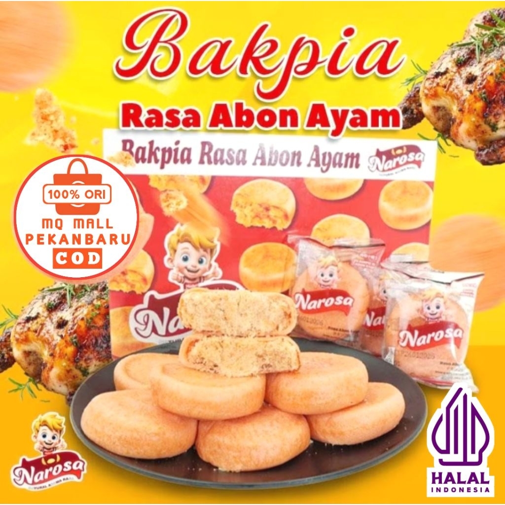 

BakPia Rasa Abon Ayam 1Box isi 20pcs