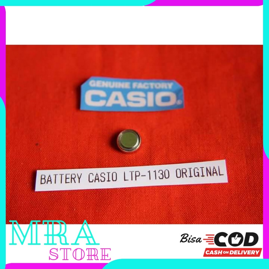 BATTERY BATERAI BATERE JAM TANGAN CASIO LTP-1130 ORIGINAL