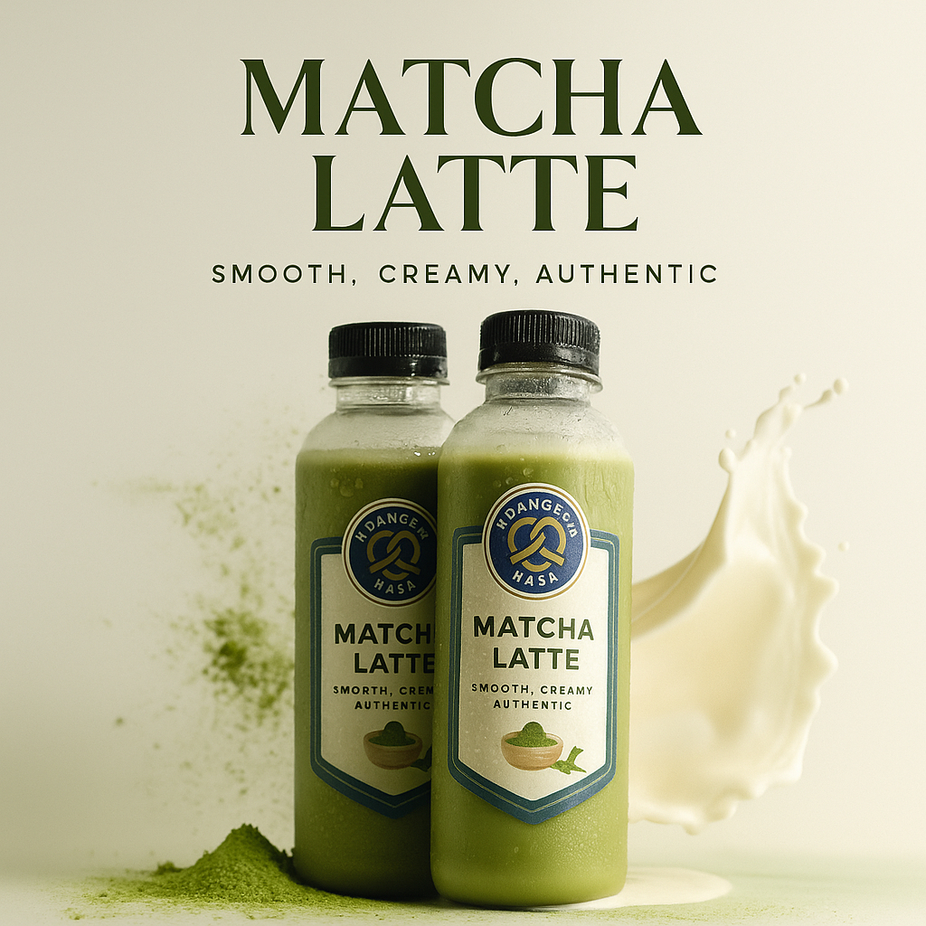 

Matcha Latte Botol 250ml - Minuman Matcha Segar Creamy, Tidak Pahit, Ready to Drink
