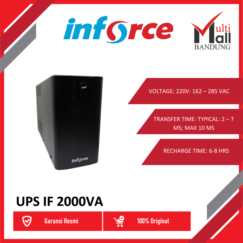 Inforce UPS IF 2000VA 1200watt