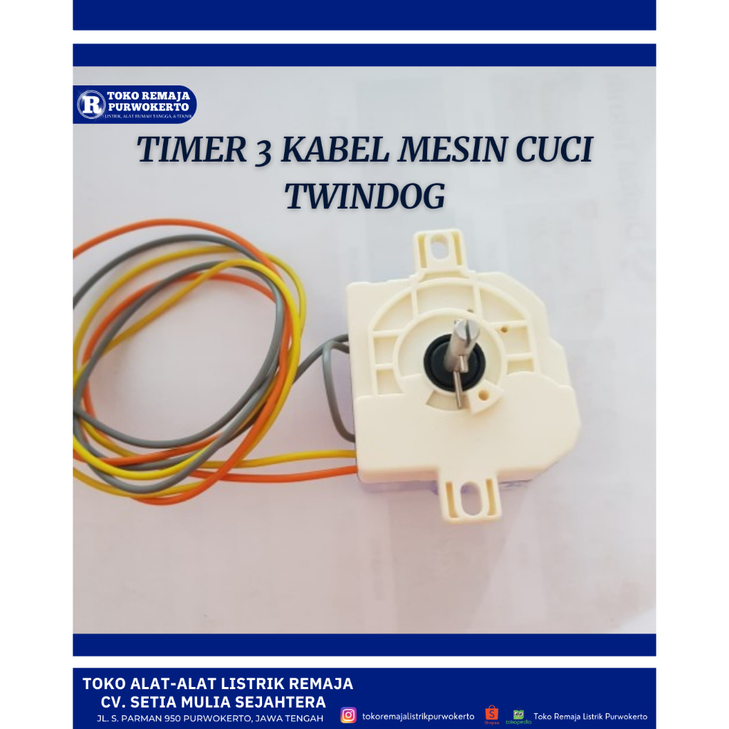 TIMER 3 KABEL MESIN CUCI TWINDOG