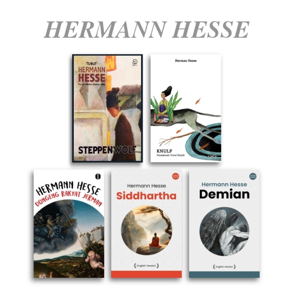 Buku Knulp Dongen Rakyat Jerman Demian Siddhartha Steppenwolf Hermann Hesse