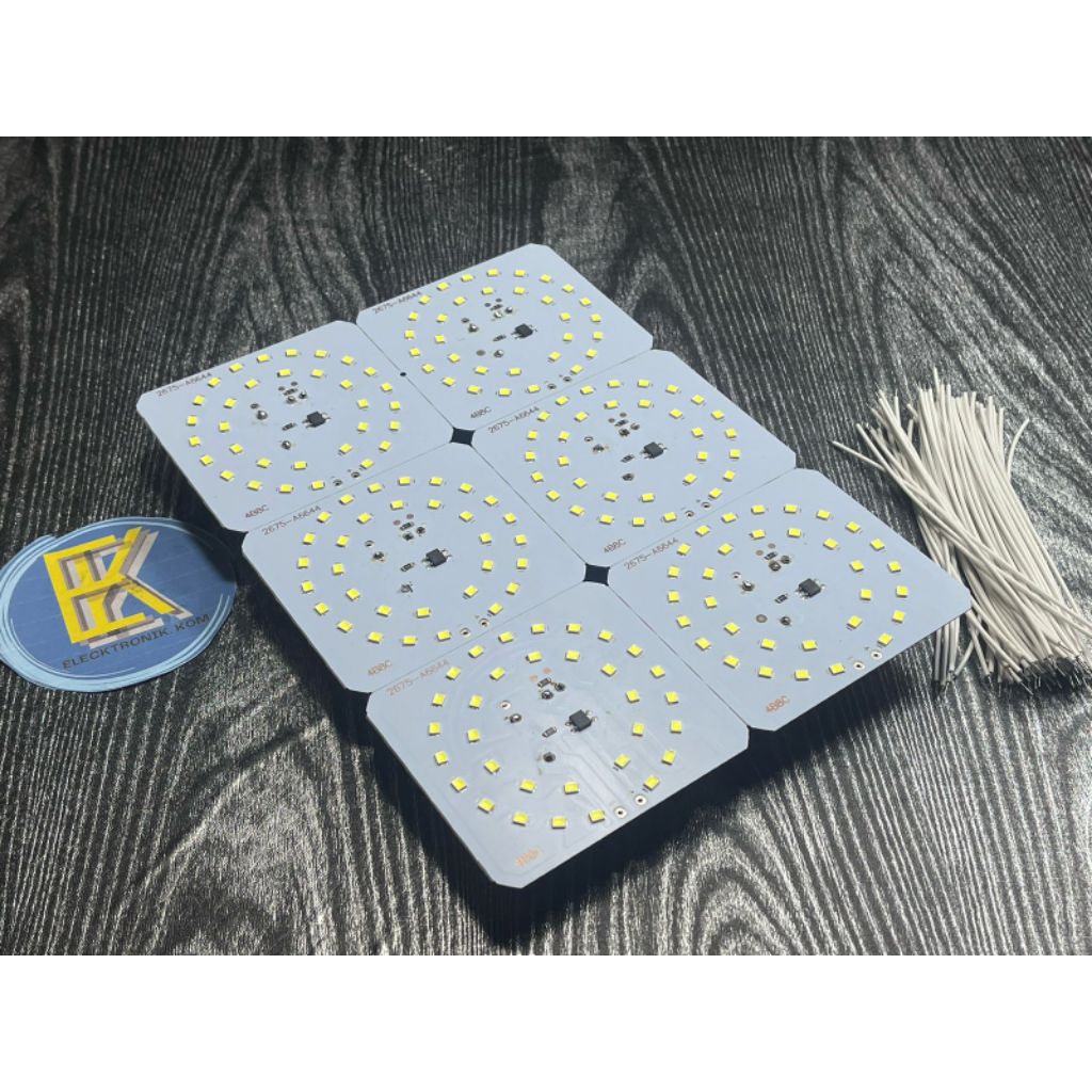 Pcb Lampu led 30 watt lengkap dengan kabel Ac 220