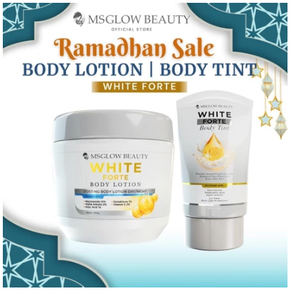 [AKTIVASI]MS Glow - White Forte Body Lotion - HB Dosting Body Lotion Day/Night - White Forte Body Ti