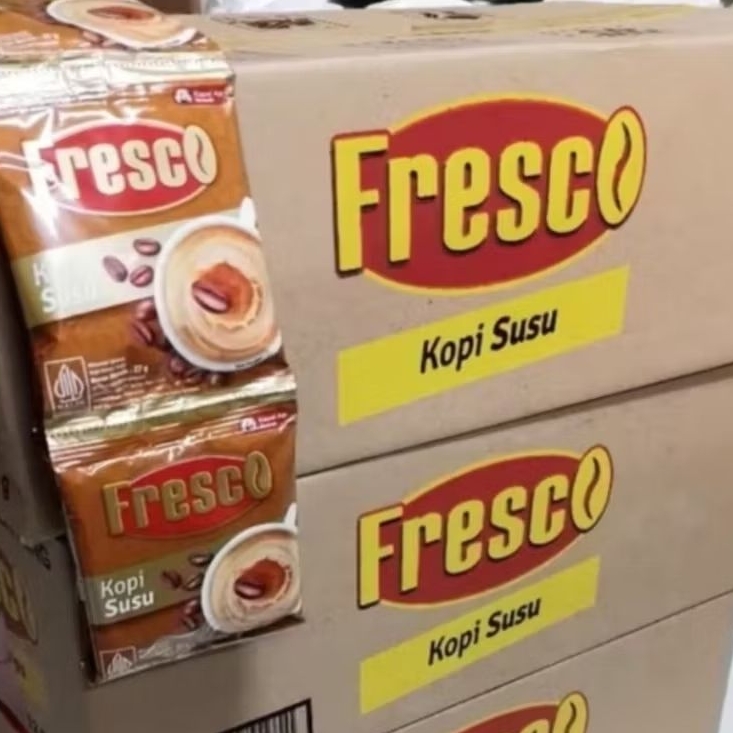 

Fresco kopi susu / 1Dus 10Renteng x 12Pcs x 27gram