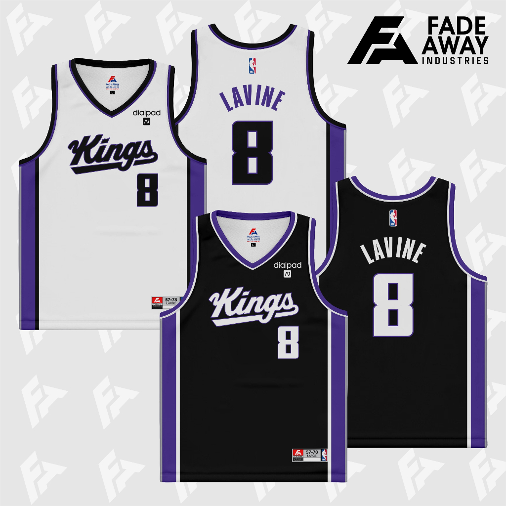 JERSEY BASKETBALL LAVINE #8 SACRAMENTO KINGS