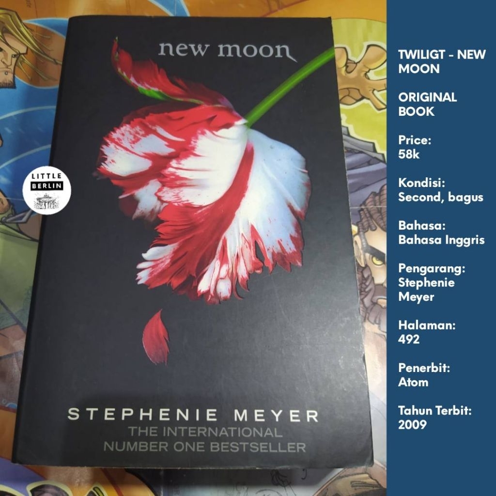 ORIGINAL Novel TWILIGHT New Moon Preloved English Paperback Twilight Saga Stephenie Meyer