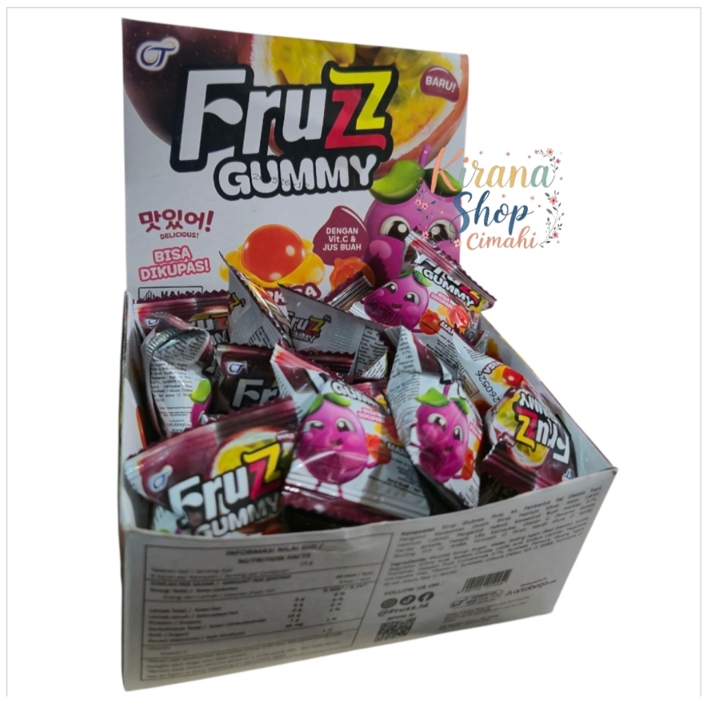 

FRUZZ GUMMY KEMBANG GULA LUNAK JELI RASA MARKISA
