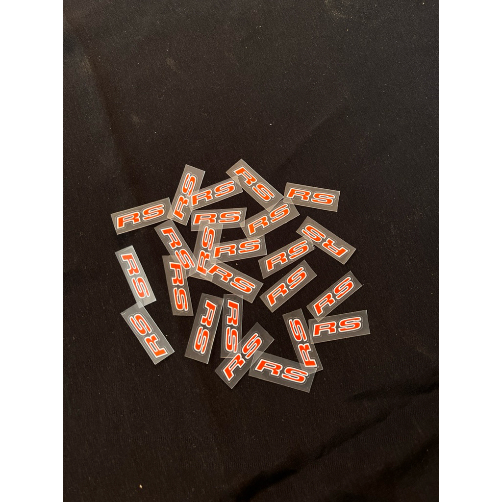 sticker RS spedometer honda Jazz ge8 sticker RS jepang sticker RS jazz RS jazz honda fit RS sticker 