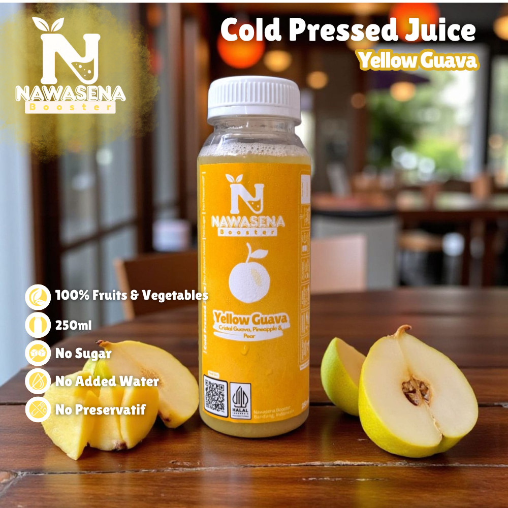 

Cold Pressed Juice II Nawasen Booster II Yellow Guava II 250ml