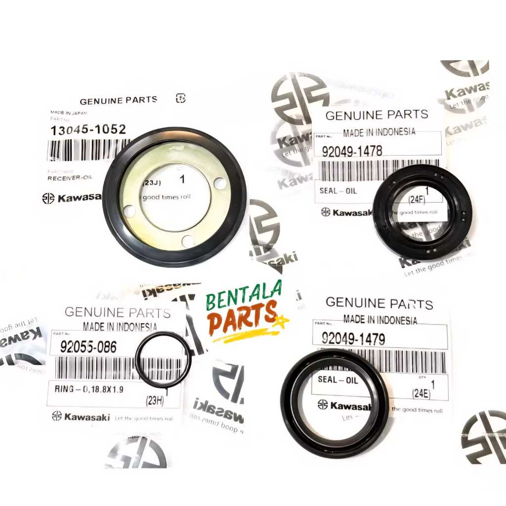 SEAL KRUK AS SET RECEIVER OIL DAN ORING KRUK AS NINJA R SS RR NINJA KIS ORIGINAL KAWASAKI