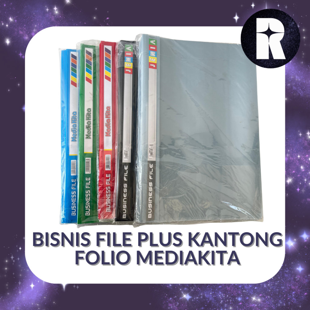 

Map Bisnis / Map Snel / Bisnis File plus KANTONG Folio MEDIAKITA