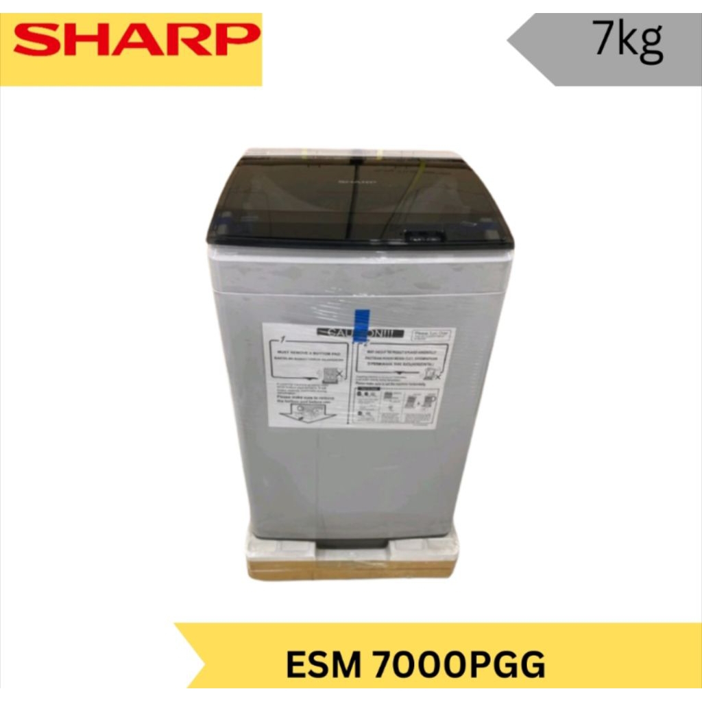 MESIN CUCI SHARP OTOMATIS ESM-7000PGG 7KG