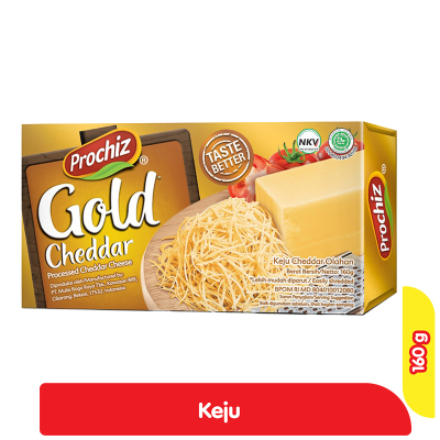 

Keju cheddar PROCHIZ GOLD 160 GRAM HEESE