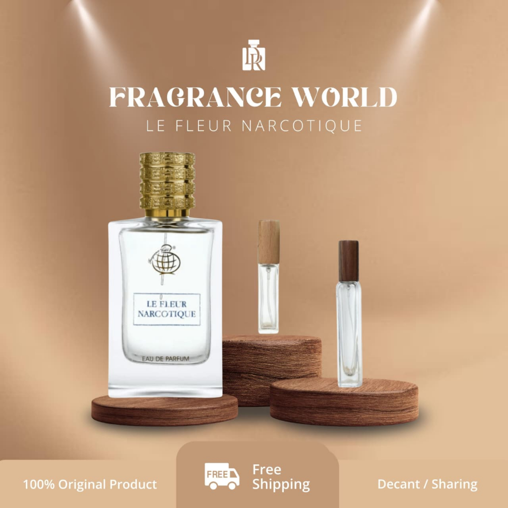 Decant Parfum Fragrance World Le Fleur Narcotique For Unisex