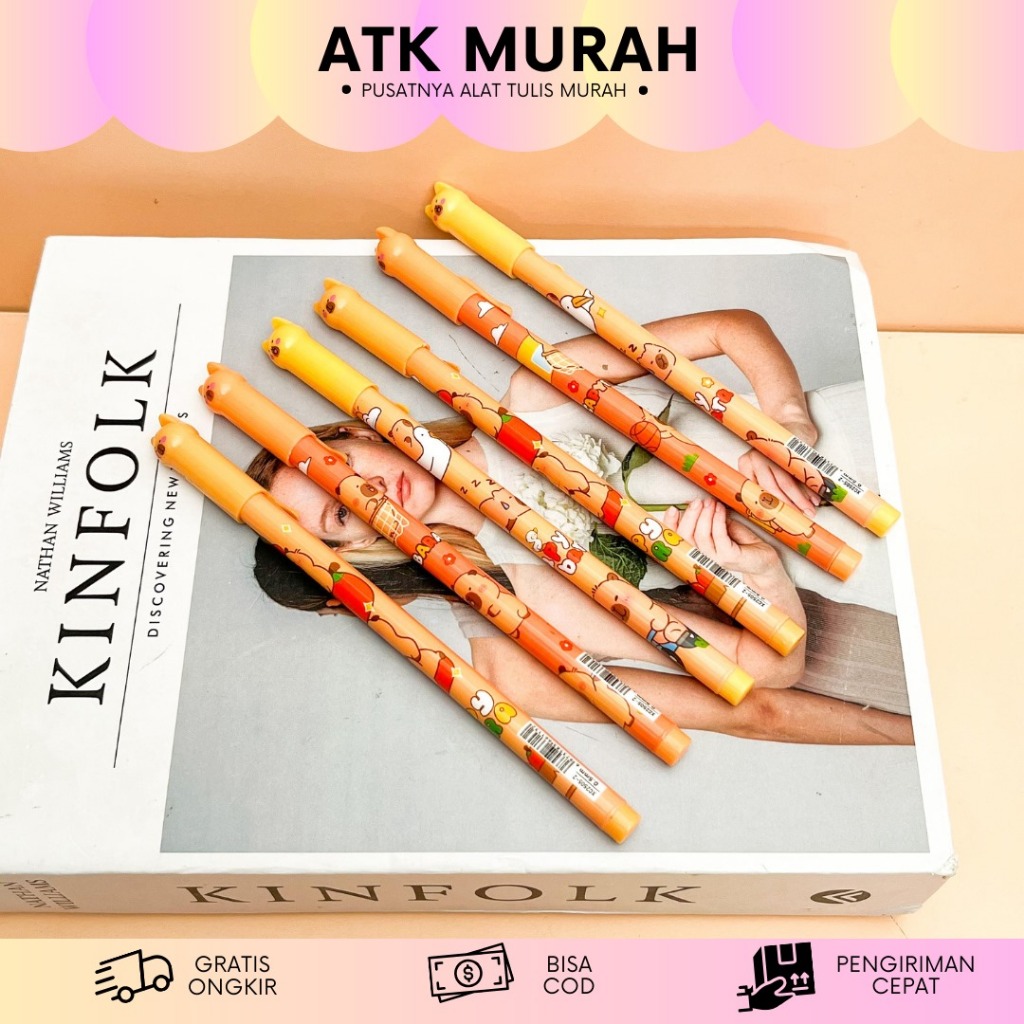 

PULPEN STANDAR KUPING CAPYBARA PG-2017 PEN LUCU IMUT KADO UNIK SOUVERNIR