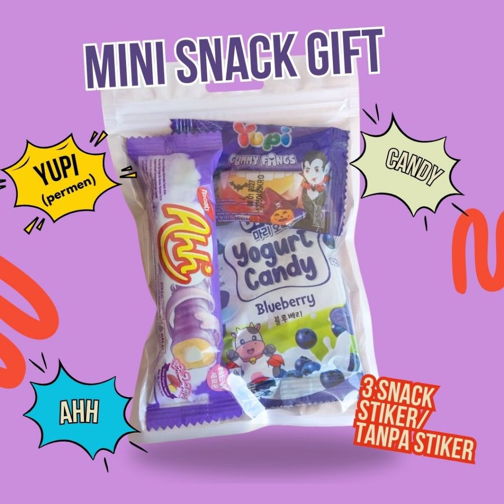 

MINI GIFT SNACK TEMA UNGU / HAMPERS SNACK MINI/ ISIAN GOODIEBAG / GIFT MURAH