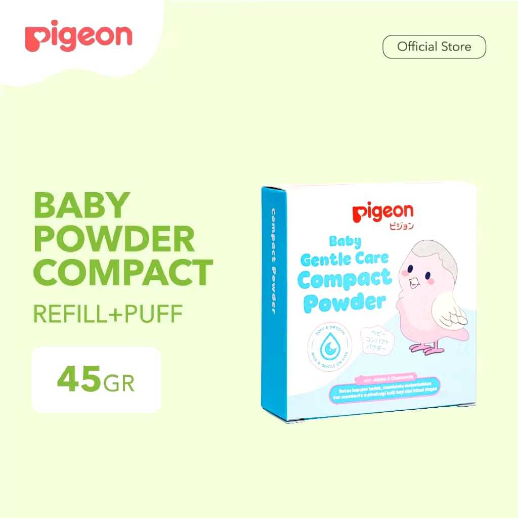 Pigeon Baby Powder pigeon baby gentle care 45gr / Compact powder / refill bedak / Bedak Bayi / Bedak
