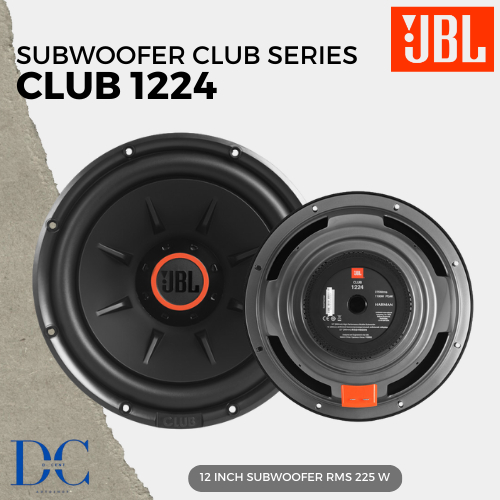 Subwoofer Audio Mobil - Subwoofer JBL Club 1224 - 12 Inch / 300 mm - Car Audio Mobil - Subwoofer Mob
