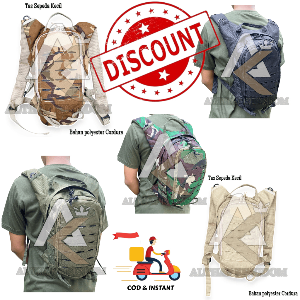 ALTHAF Tas Hydropack Sepeda Tactical Army Polisi Militer Ransel Tentara Gowes Loreng TNI Altissimo 3