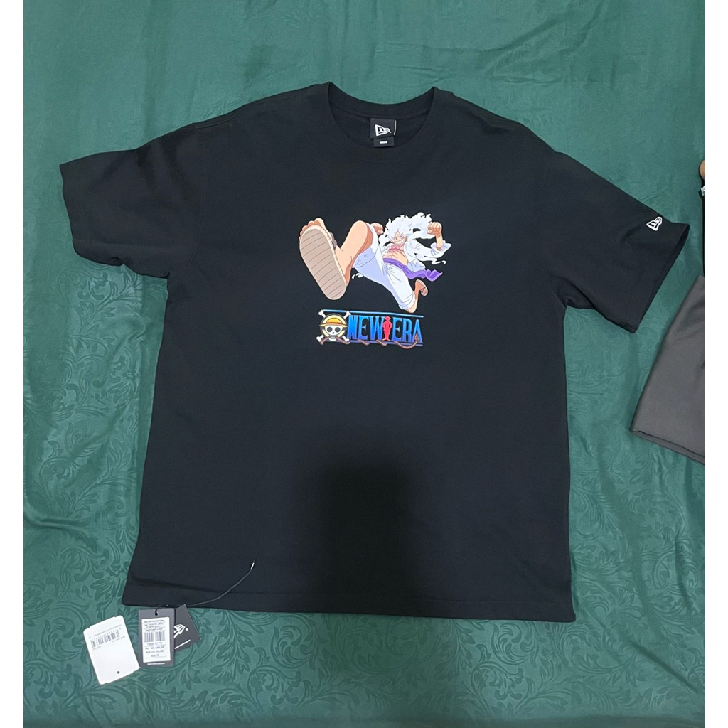oversize new era luffy gear 5 /kaos new era size M/ shirt new era/ new era one piece