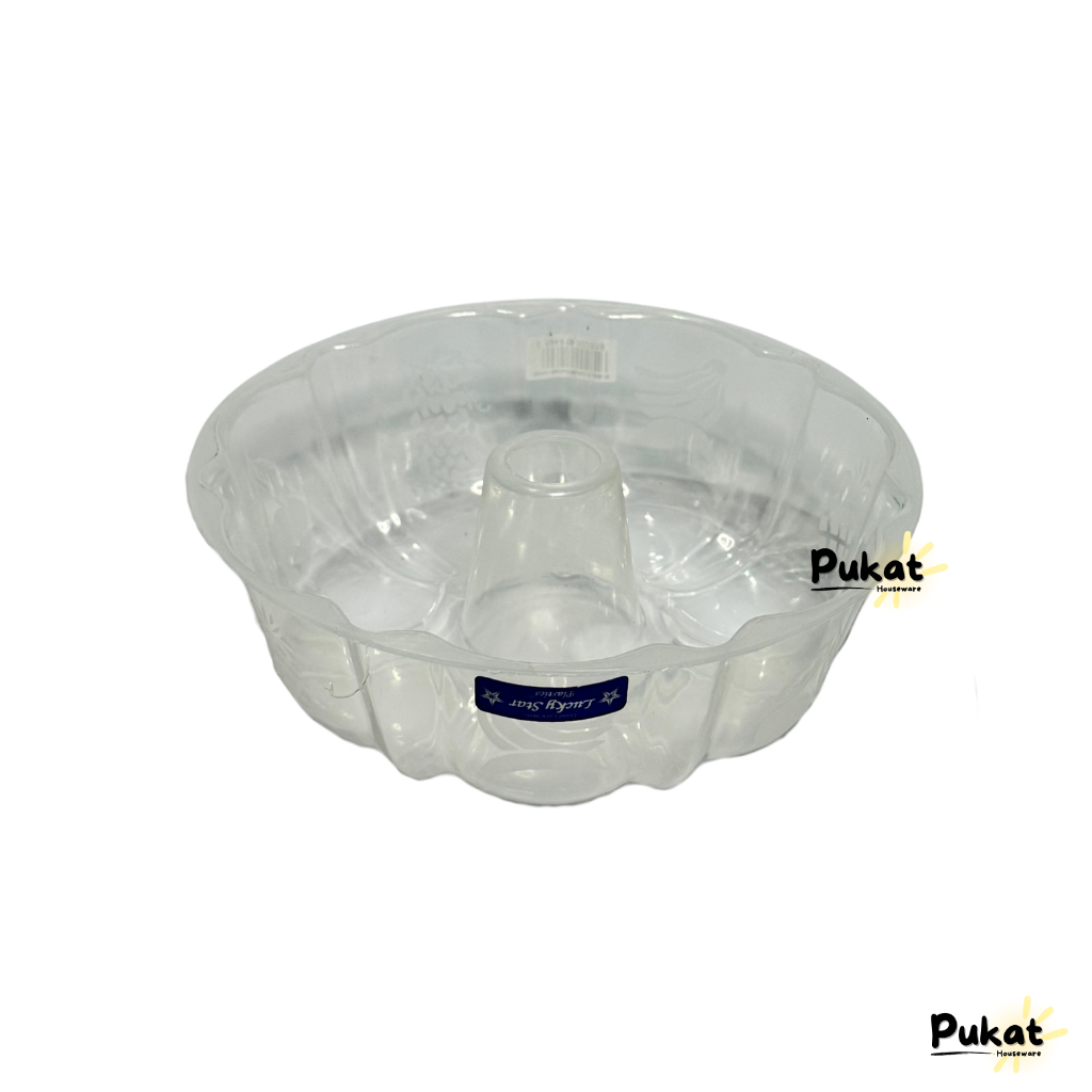 Cetakan Puding Besar / Cetakan Bolu Loyang / Cetakan Plastik Agar-agar Transparan