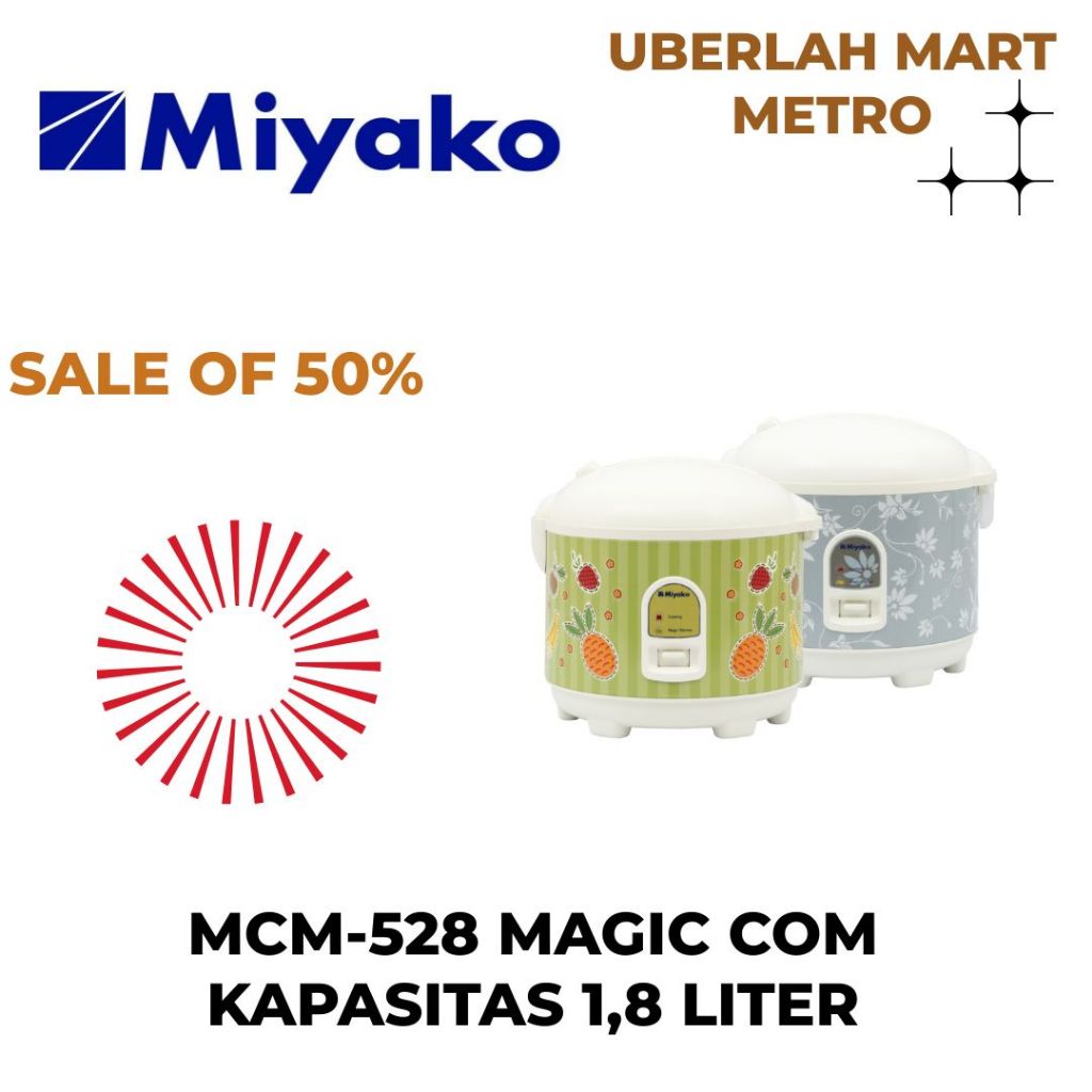 MIYAKO MAGIC COM 1,8 LITER MCM 528