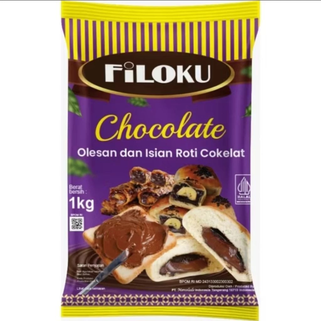 

Filoku Chocolate Biskuit dan Isian Roti Cokelat 1kg