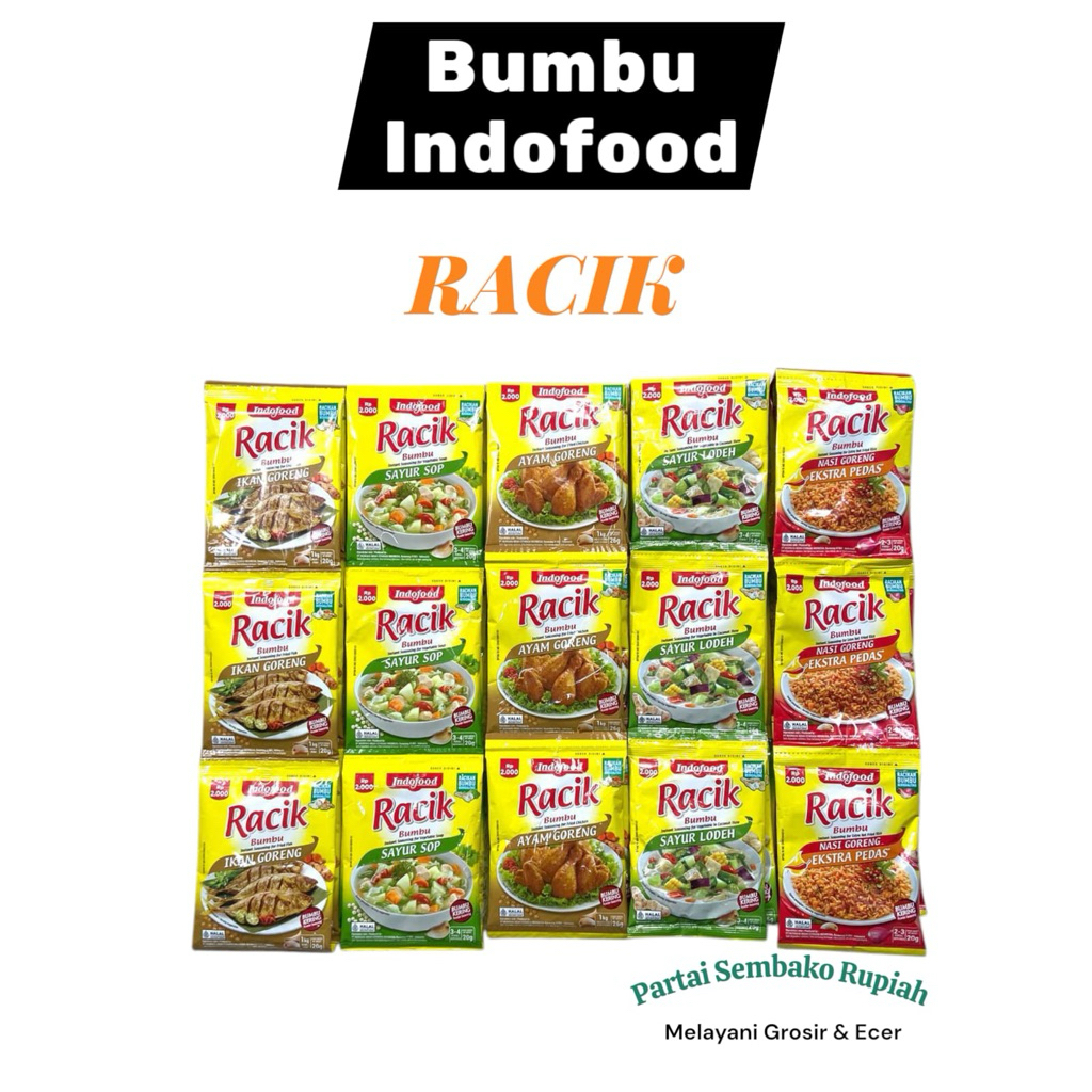 

Bumbu indofood racik instan 25 gr all variant termurah terlarin no 1