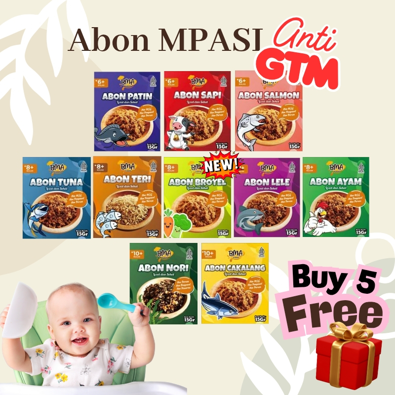 

BMA Abon MPASI BB Booster Bayi NON MSG Anti GTM 15g