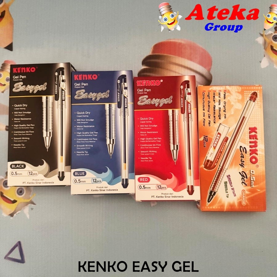 

[BOX/12PCS] KENKO EASY GEL PEN 0.5MM
