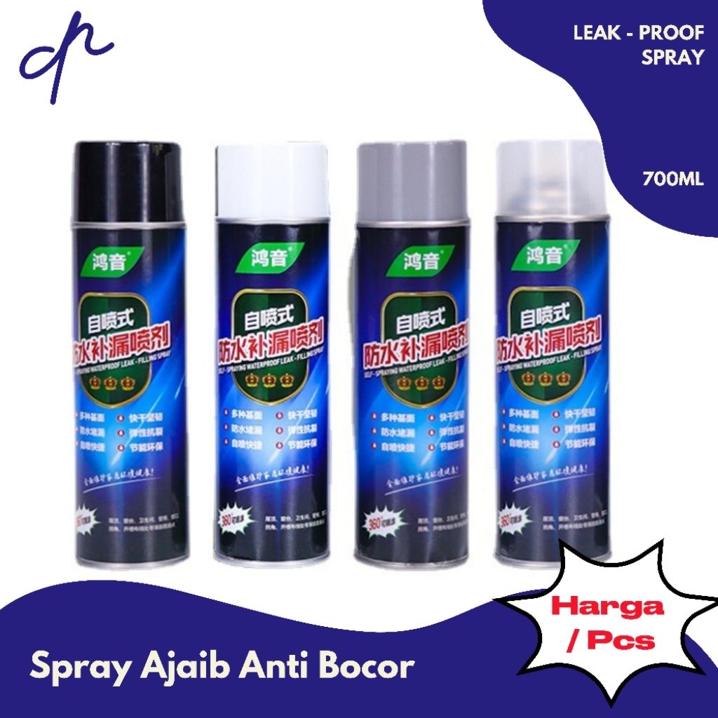 [D.N] SPRAY AJAIB ANTI BOCOR WATERPROOF 700ML / SPRAY PEREKAT KEBOCORAN / SELF-SPRAYING WATERPROOF L
