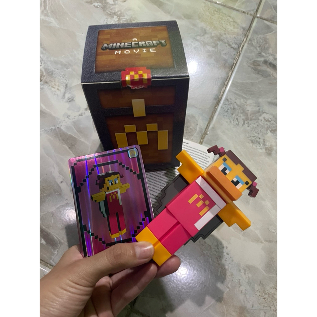 Mainan Happy Meal Mcd x Minecraft