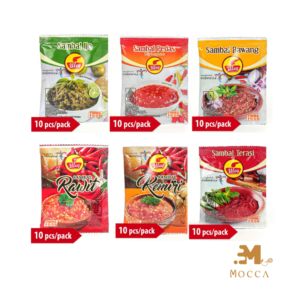 

SAMBAL ULEG FINNA 1 RENCENG 10 SACHET