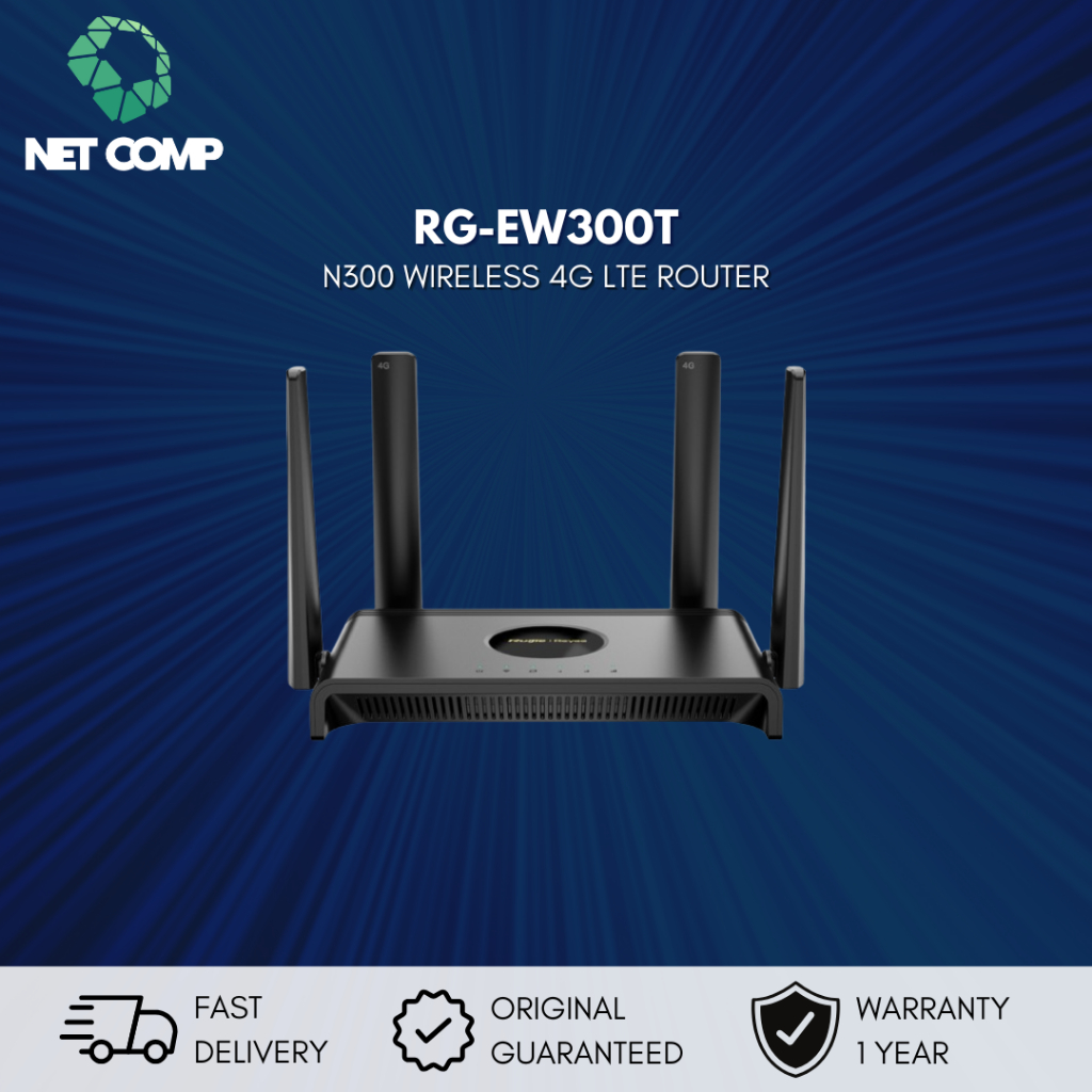 RUIJIE REYEE RG-EW300T Wireless N 4G Lte Router