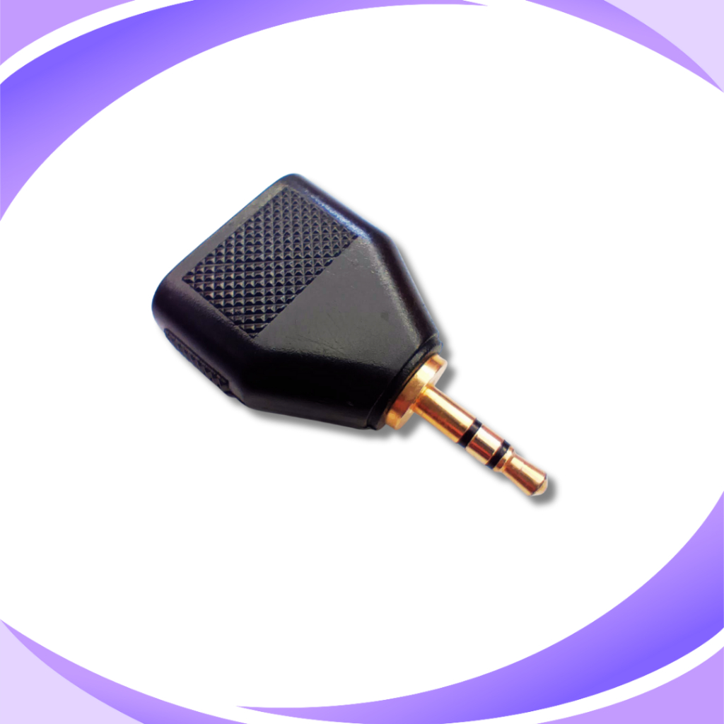 Jack Audio Splitter 3.5mm (1 Male ke 2 Female) – Bekas Normal