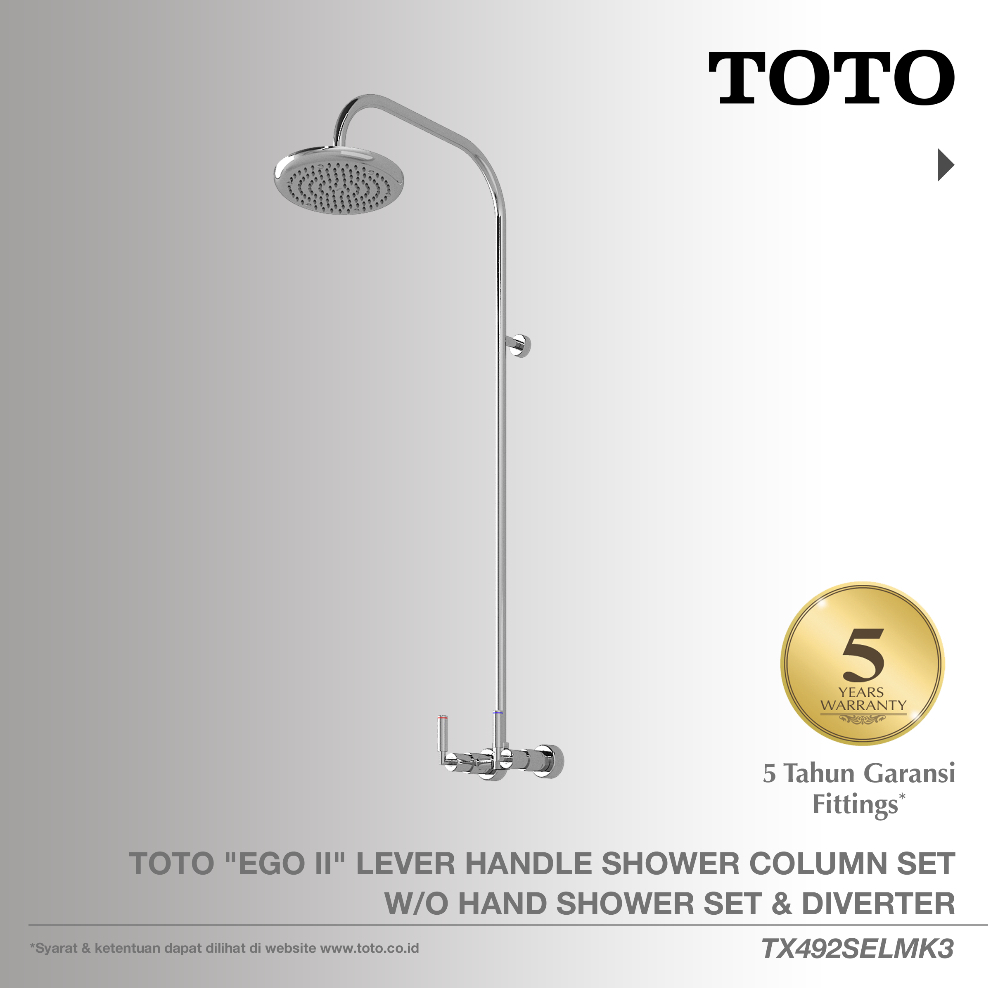 TOTO Shower Column TX492SELMK3 | Shower Column - Shower Tiang