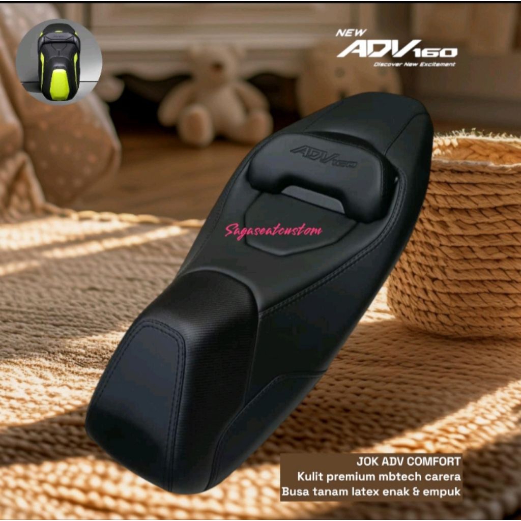 Jok ADV 160 comfort custom latex kulit MBtech premium Carrera