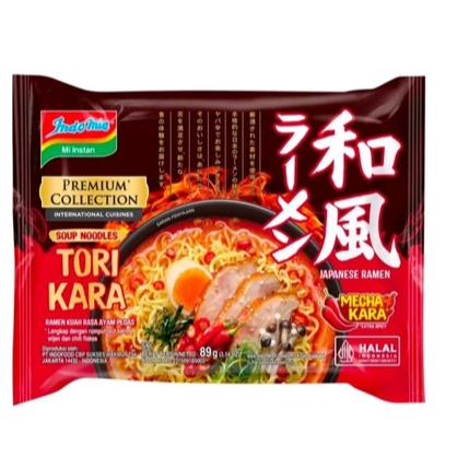 

Indomie Japanesse Ramen Tori Kara Mecha Kara Extra Spicy