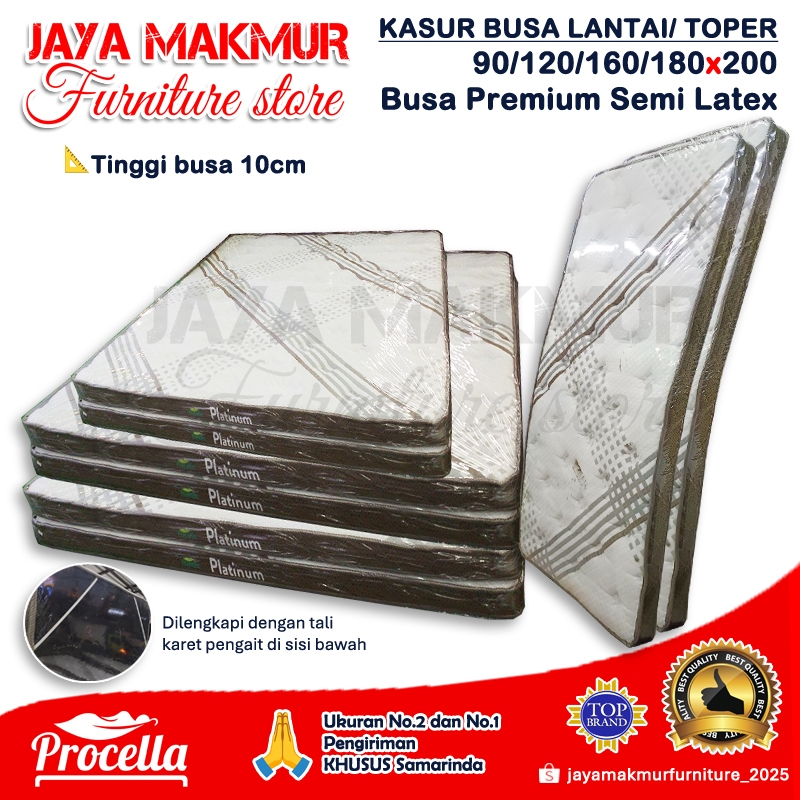 (JM) Kasur Busa Premium/ Kasur Busa Lantai/ Toper Latex - Platinum PROCELLA