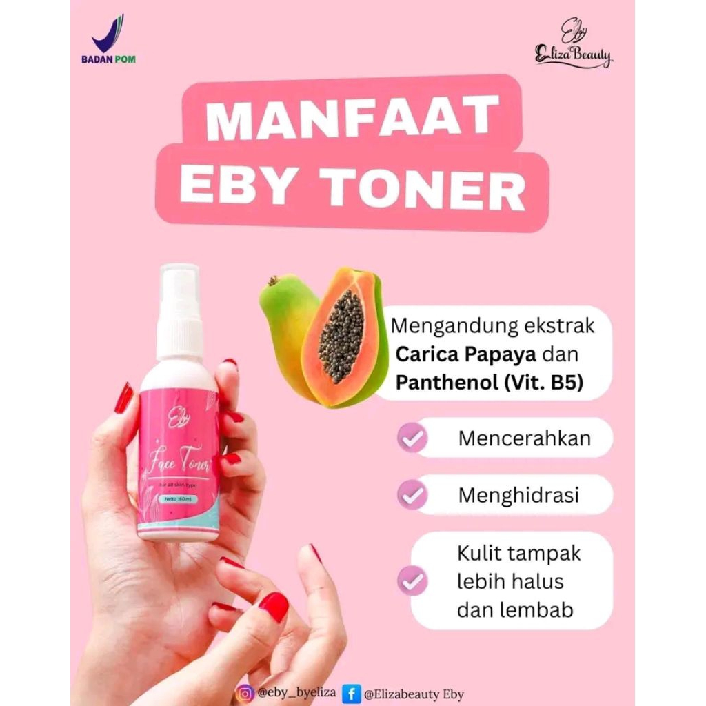 Toner Elizabeauty ORI BPOM