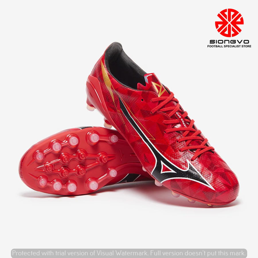 SEPATU BOLA ARTIFICIAL GRASS - MIZUNO ALPHA II JAPAN AG 40TH ANNIVERSARY LIMITED COLLECTION P1GA2561