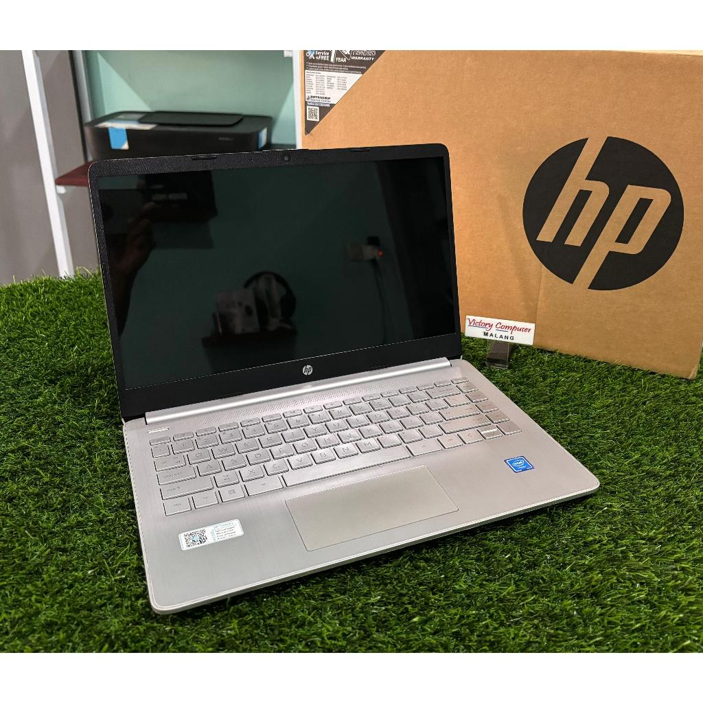 Laptop HP 14s-DQ0508tu RAM 8Gb SSD mulus banget buat sekolah